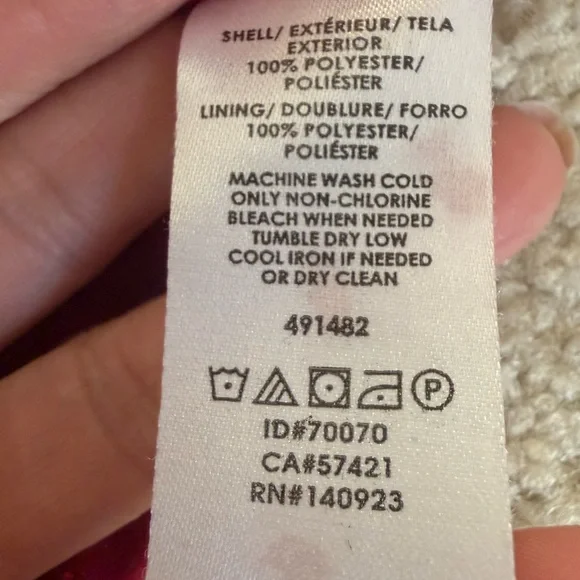 LOFT Vibrant Red Floral Camisole - Picture 6 of 6